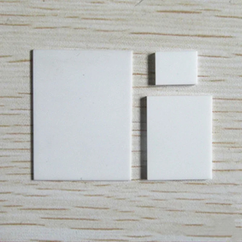 Керамическая пластина из оксида бериллия 20x25x1 мм высокая теплопроводность по