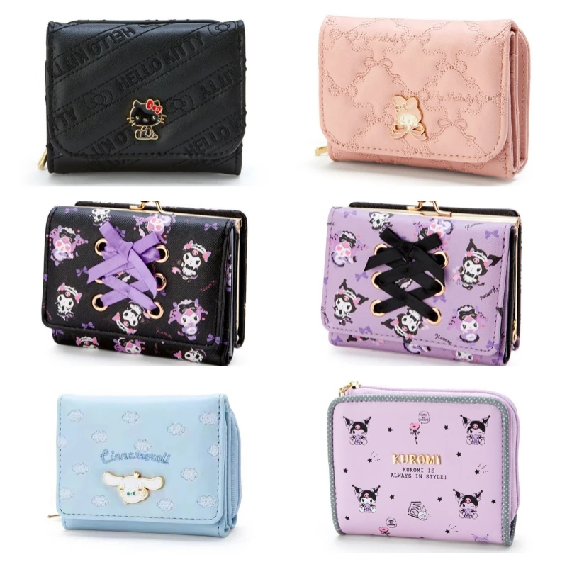 MINISO Sanrio кавайный кошелек брелоки Hello Kitty Моя Мелодия косплей сумка Kuromi рюкзак