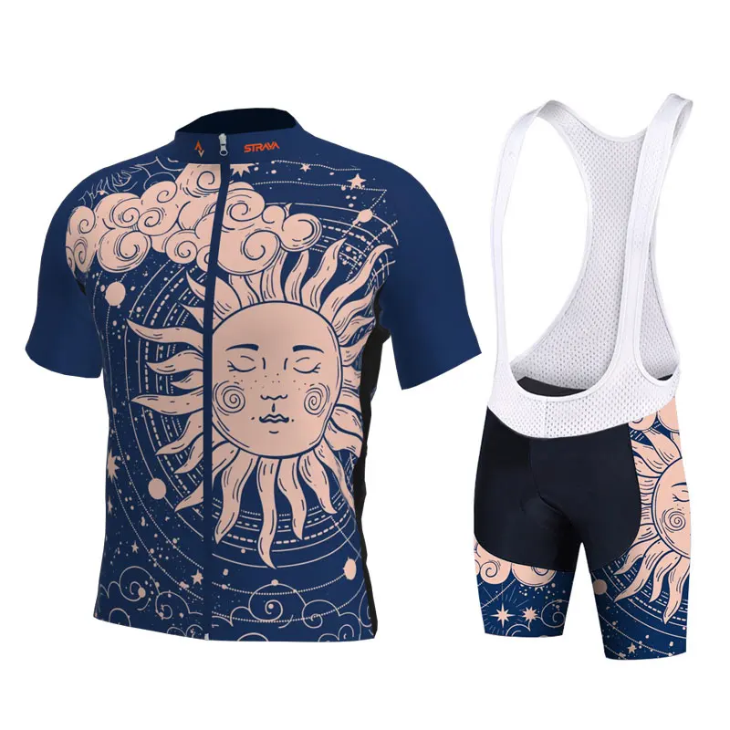 

Sun Totem Short Sleeve Road Cycling Jersey Kit Full Zip