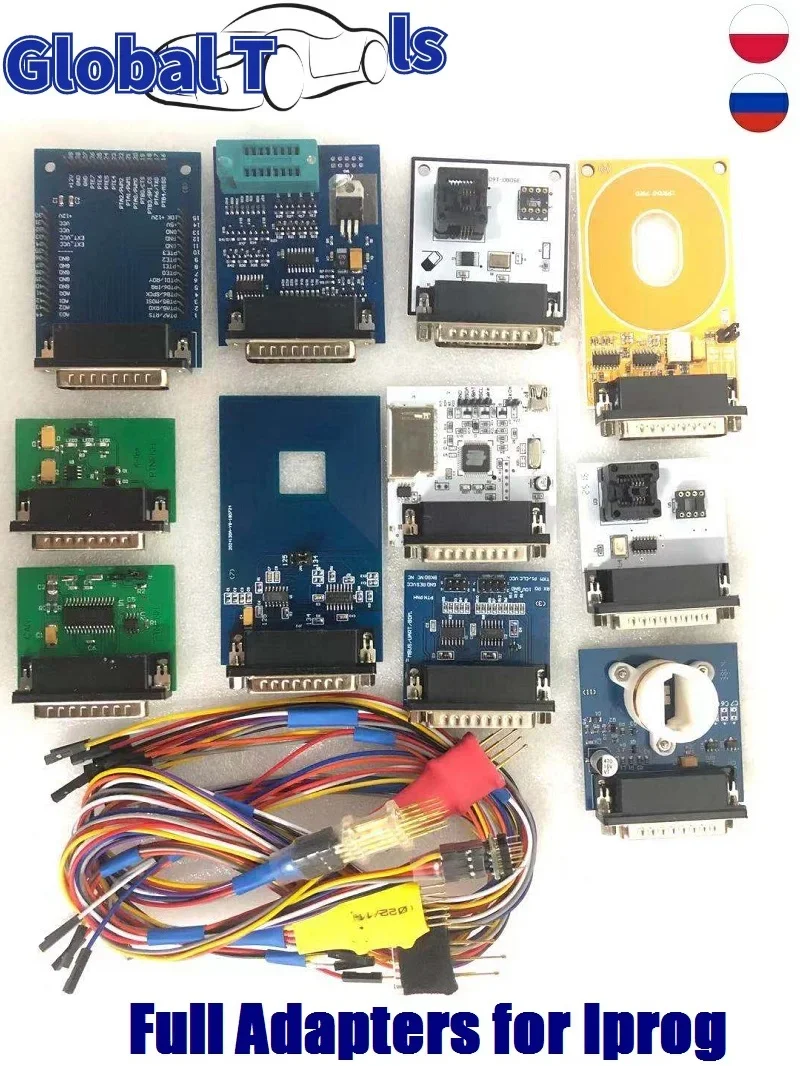 PL Ship V85 IProg переходники датчиков для iProg Pro/XPROG MB IR Adapter + CANBUS KLINE PCF79xx RFID 35080 080/160