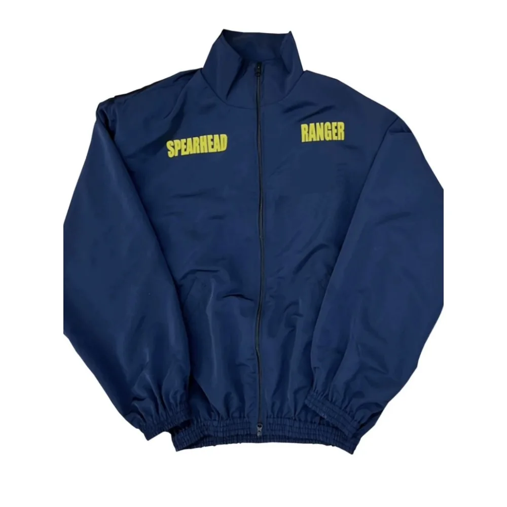 NIGO Мужская осенне-зимняя синяя куртка с подплечниками и силуэтом американских