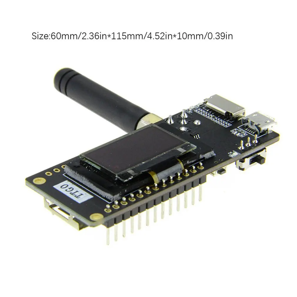 Плата разработки TTGO LoRa 32 915 МГц V2.1 1 Вт с поддержкой режима прямого подключения Wi-Fi