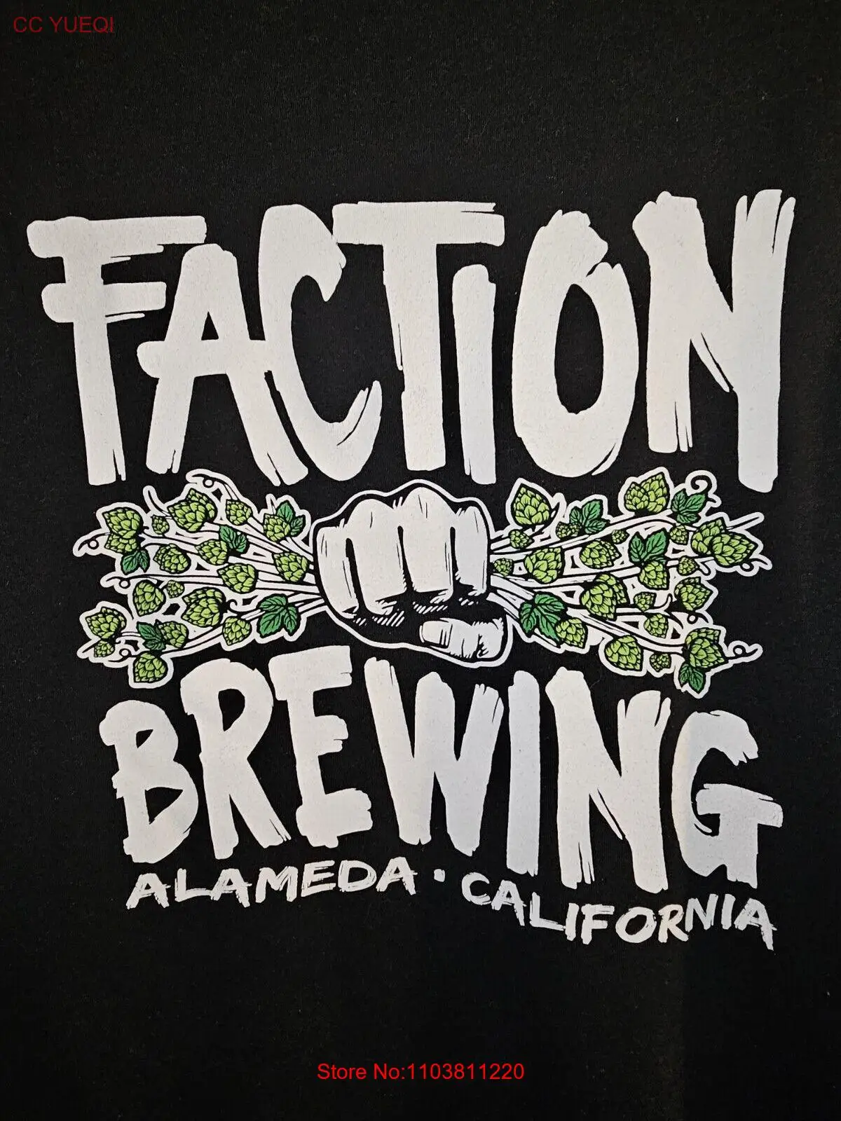 Крупная Мужская черная двухсторонняя футболка с графическим рисунком из