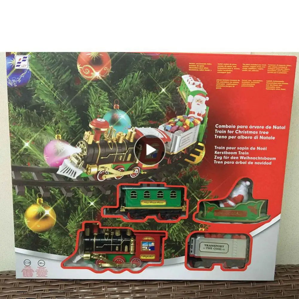 

Color Box Children Train Toys Interest Training Parent-child Communication Christmas Toy Train Educational Toy Plastic No Burrs
