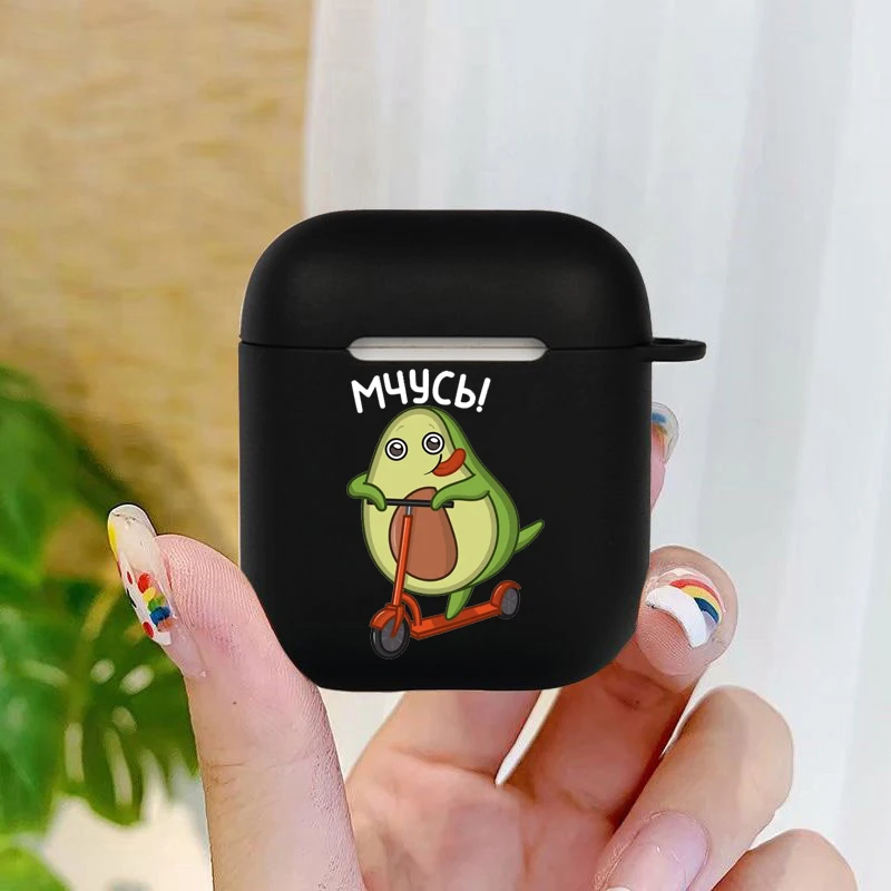 Модный мягкий силиконовый чехол из ТПУ с рисунком фруктов и авокадо для AirPods Pro 1 2 3