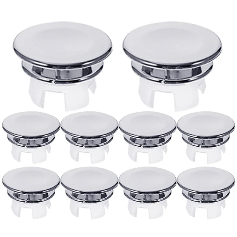 Пластиковые сливные крышки для умывальников 12 шт