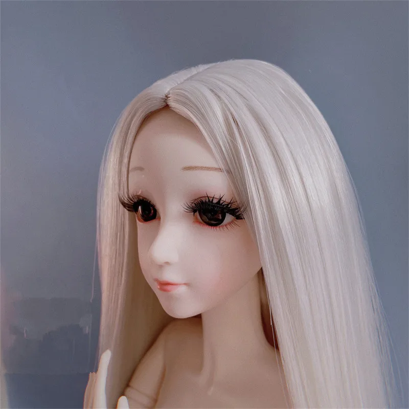 

1/3 BJD 60cm Doll Girl Nude Body Doll Dress Up Make-up Change Wig Model 4D Eye Real Eyelashes Dolls DIY Toy Children Gift