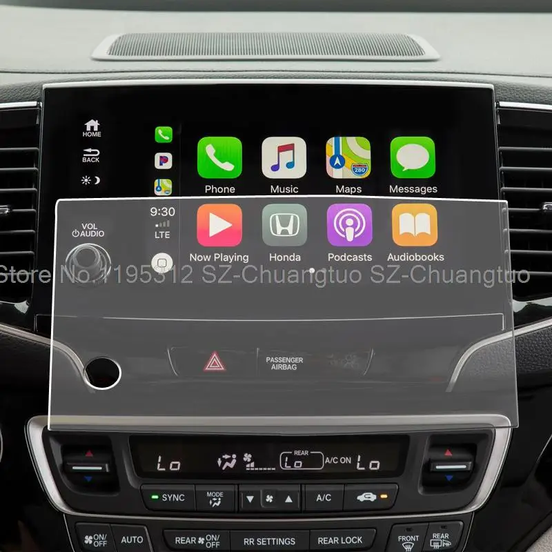 

Защита экрана из закаленного стекла для Honda Pilot 2019, 2020, 2021, 2022, автомобильный 8-дюймовый автомобильный радиоприемник, gps-навигация