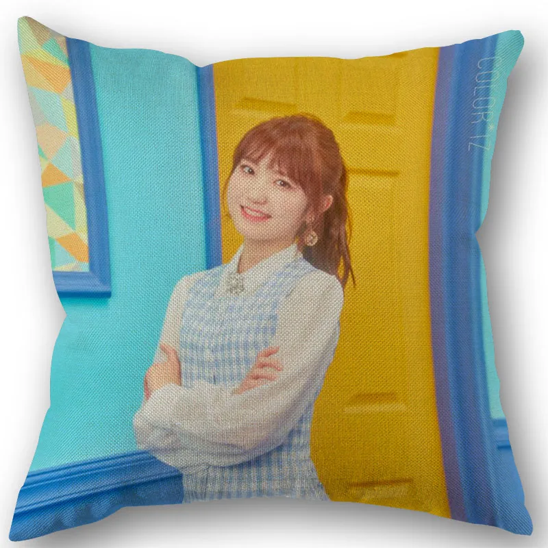

KPOP IZ ONE Honda Hitomi наволочка для подушки, офиса, дома, из хлопка и льна, на молнии, наволочка, аксессуары для дома, Настраиваемые односторонние