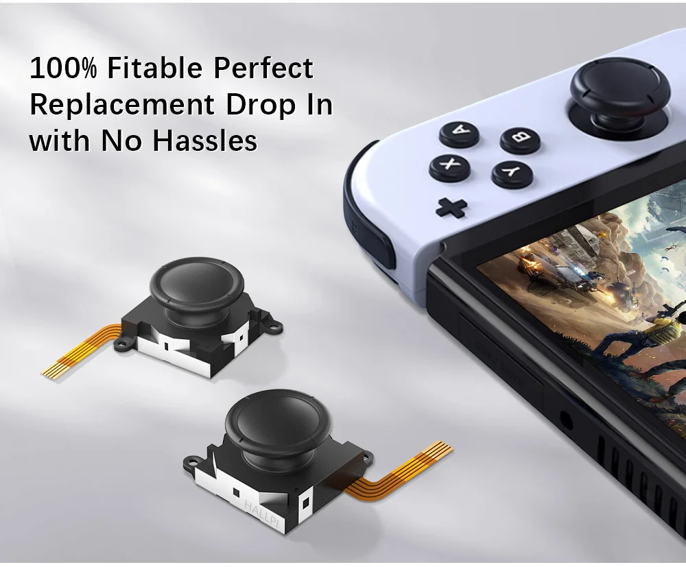 AKNES TMR Sensing Joystick для замены Joy-Con, электромагнитный джойстик без дрейфа для Nintendo Swicth, Switch OLEDLite (art.: 3920cd46102bf) - 3920cd46102bf