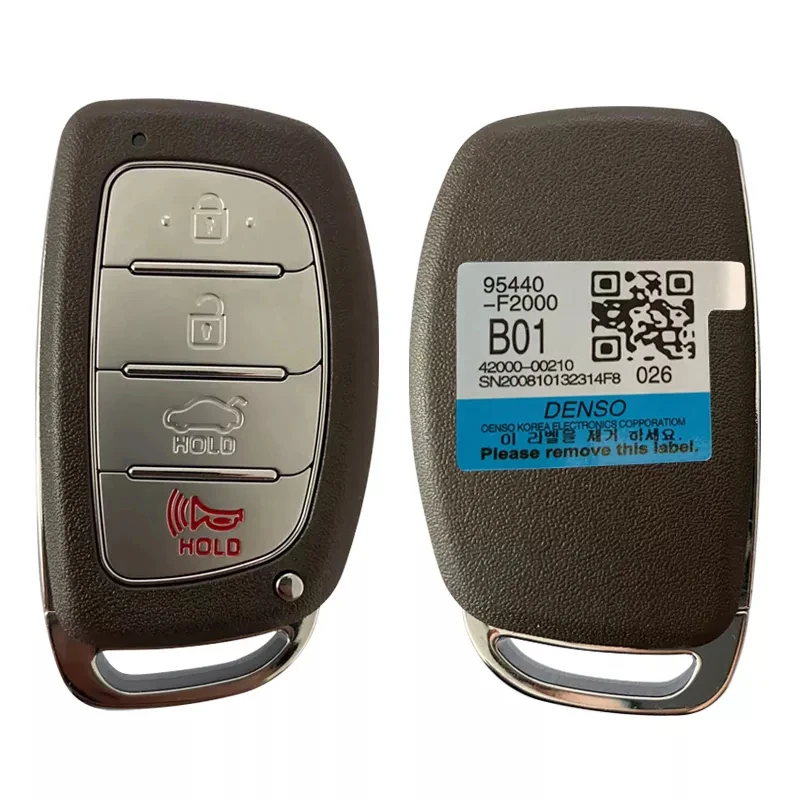 

CN020148 Aftermarket 4Button Smart Key For Hyundai Elantra 2016-2018 Proximity Remote 8A Chip CQOFD00120 95440-F2000 95440-F3000