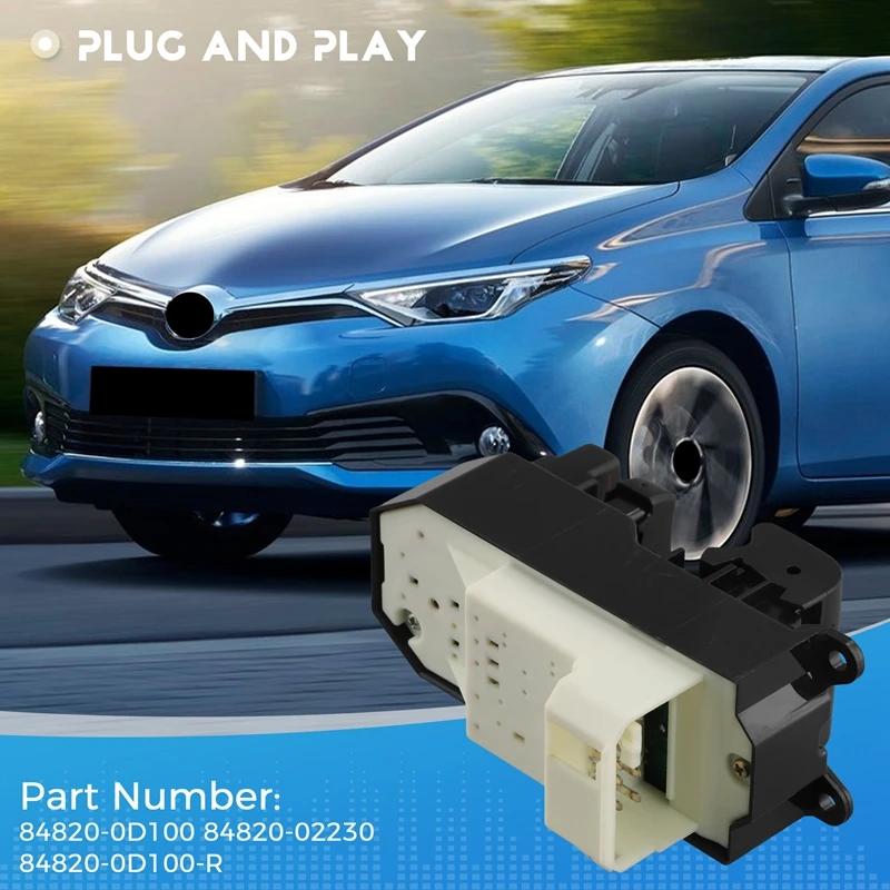 Главный переключатель управления окном Power Master подъема окна для Toyota Yaris Rav 4 Corolla