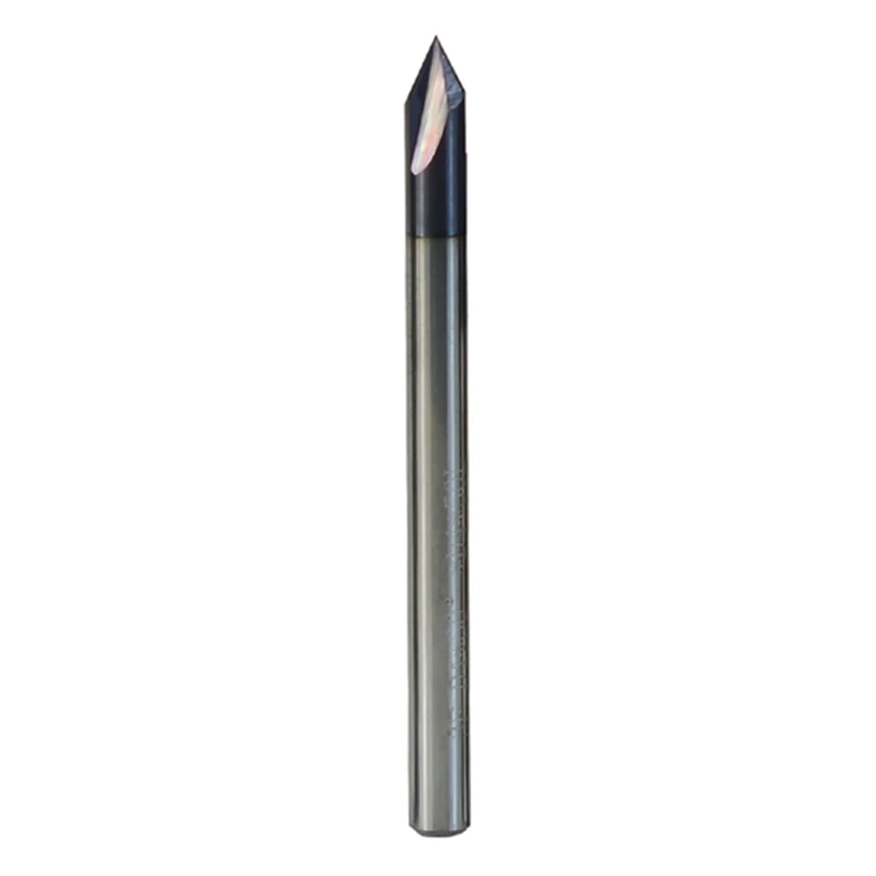 

Professional Chamfer End Mill Tungsten Steel V Groove Router Bit 60 Degree 3 Flutes Fitting for CNC Carving & Chamfering