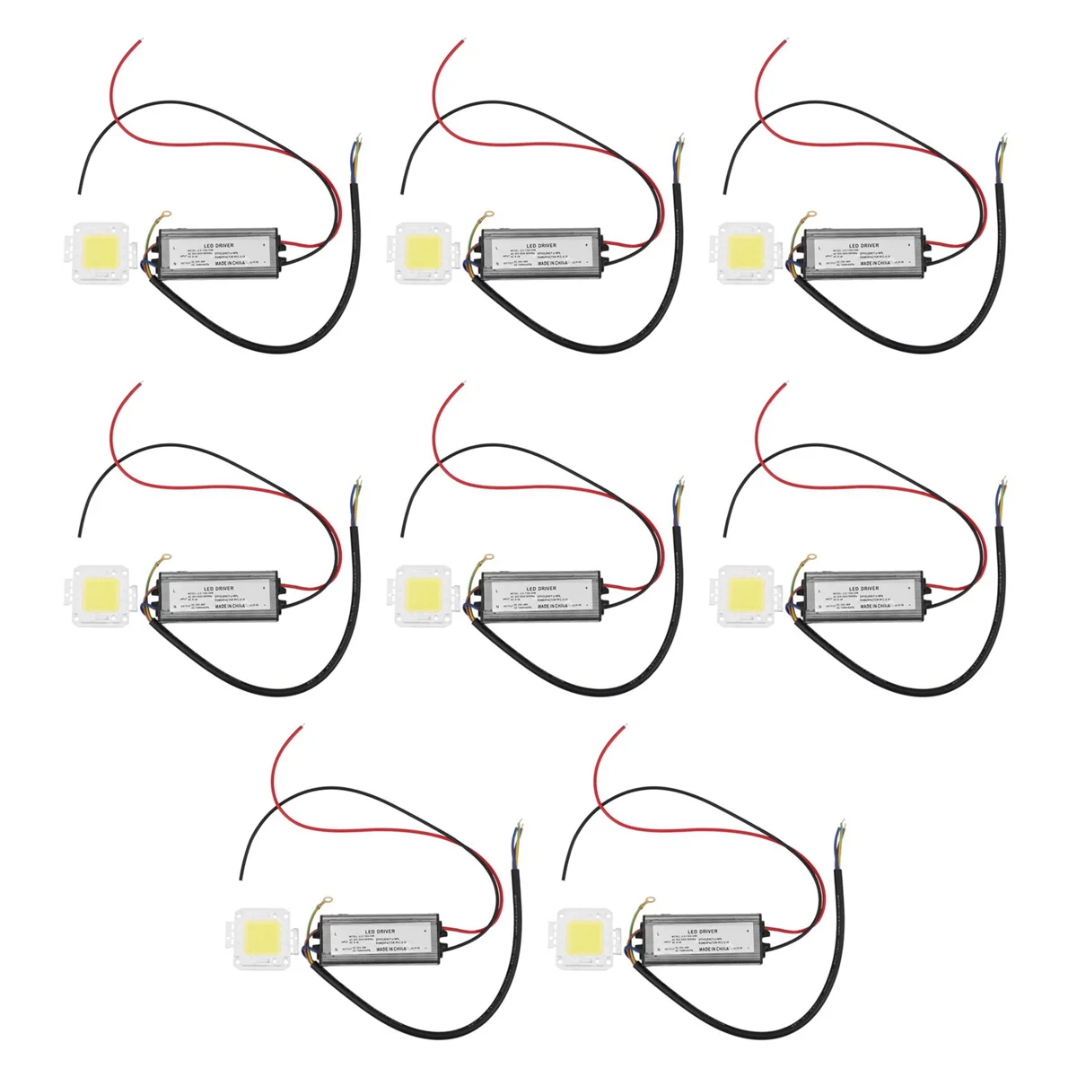 

Водонепроницаемый адаптер питания IP67 8x50 Вт для фонарей