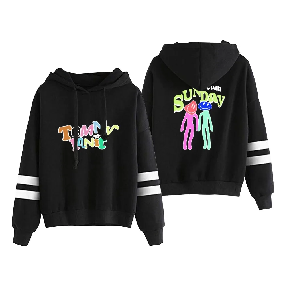 

TommyInnit Sunday Club Merch Hoodie Unisex Pocketless Parallel Bars Sleeve Sweatshirt Men Women Hoodie 2022 Casual Style Clothes