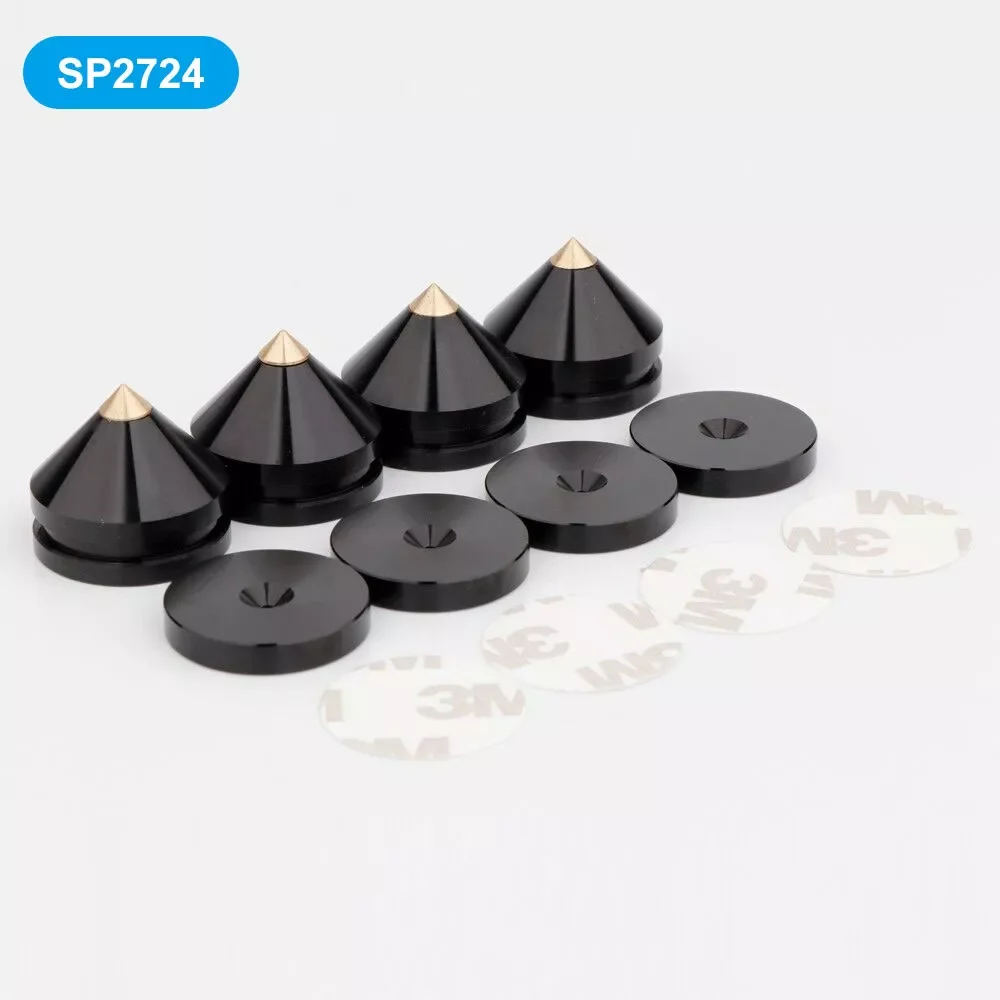 

NEW2023 High Quality SP2724 4/8Sets speaker Stand Feet Foot Pad aluminium alloy metal Spikes Cone Floor Foot Nail M23*20