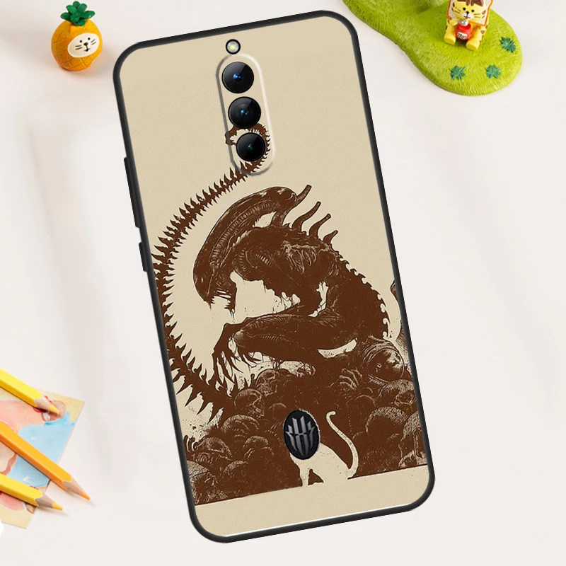 Чехол Alien Horror для ZTE Nubia RedMagic 11 9 8 10 Pro Plus 8S 9S 10S Pro 5G 5S 6 7 6S 7S Pro 11 Air Cover (art.: 3920dbafcd2ec) - 3920dbafcd2ec