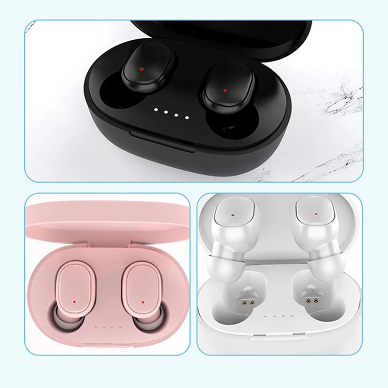 

2023 A6S TWS Bluetooth Earphone Wireless Headphone Stereo Headset Sport Earbuds Microphone With Charging Box For Smartphone