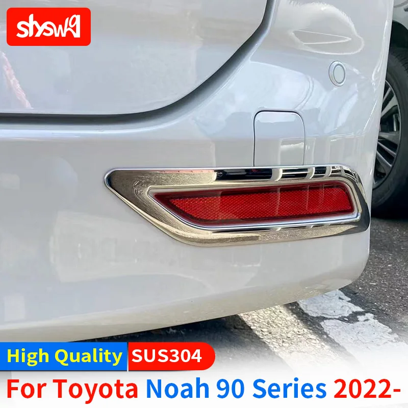 

Хромированная кольцевая рамка для заднего прожектора Toyota серии Ноя 90, защитные аксессуары из нержавеющей стали, внешний Стайлинг с блестка...
