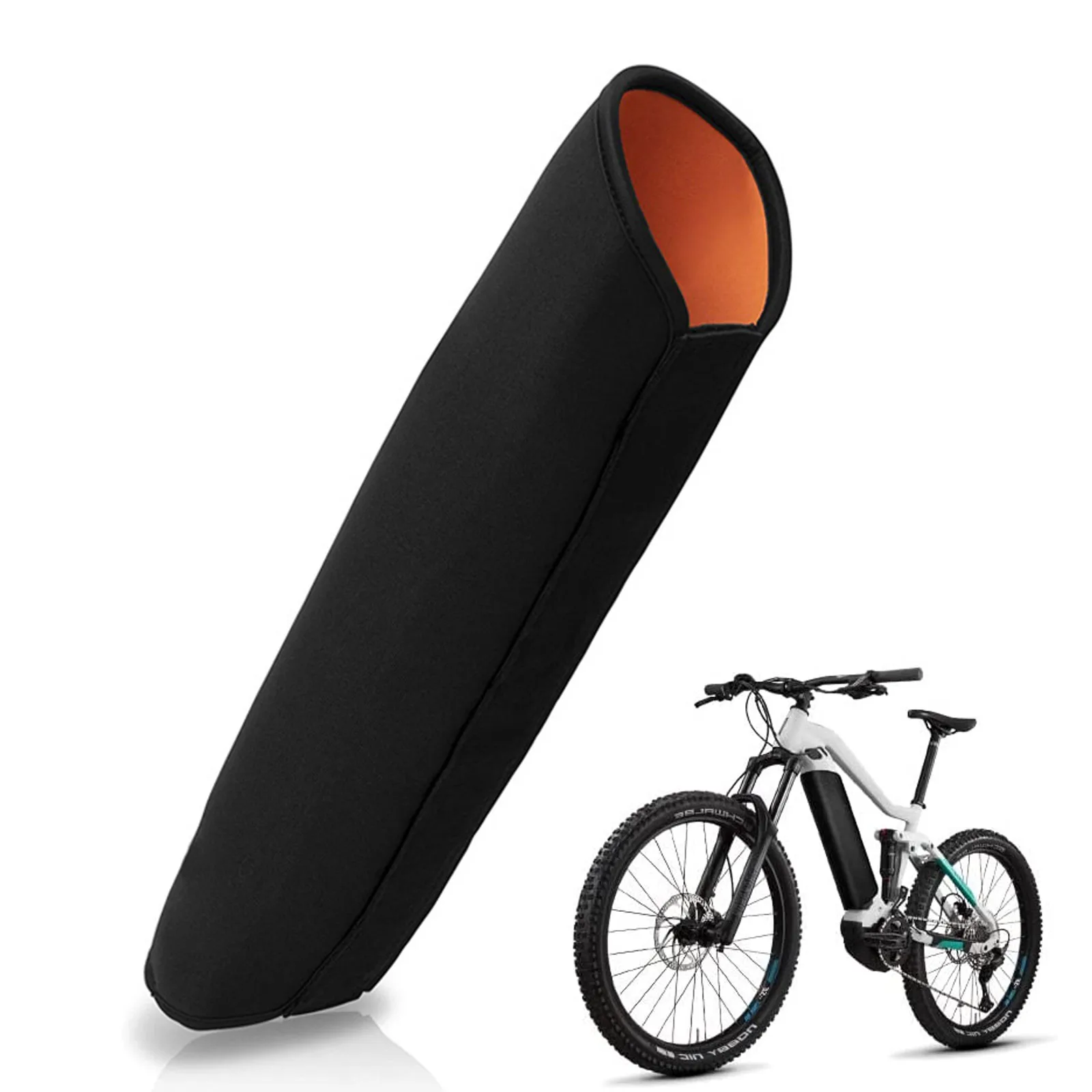 

E-Bike Battery Protective Case Lithium Battery Cover Frame Anti-Cold Dust Protective Cover Waterproof Dustproof Scratch-proof