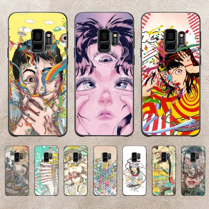

Shintaro Kago Horror Cartoons Phone Case For Samsung Galaxy J200 J2 Prime J2 Pro J6 2018 J250 J4 Plus J415 J5 Prime J7