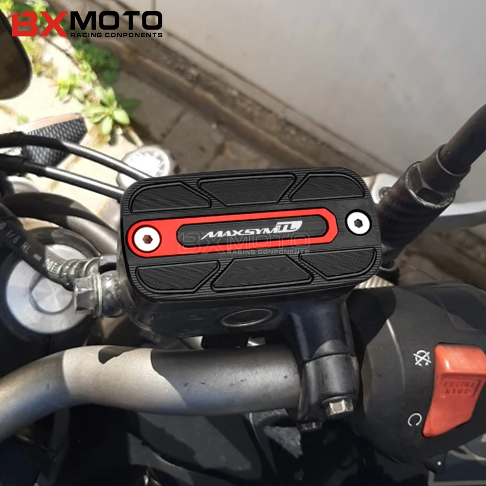 

CNC Aluminum New Motorcycle Accessories Front Brake Reservoir Fluid Tank Oil Cup Cover For SYM MAXSYM TL 500 508 2020 2021 2022