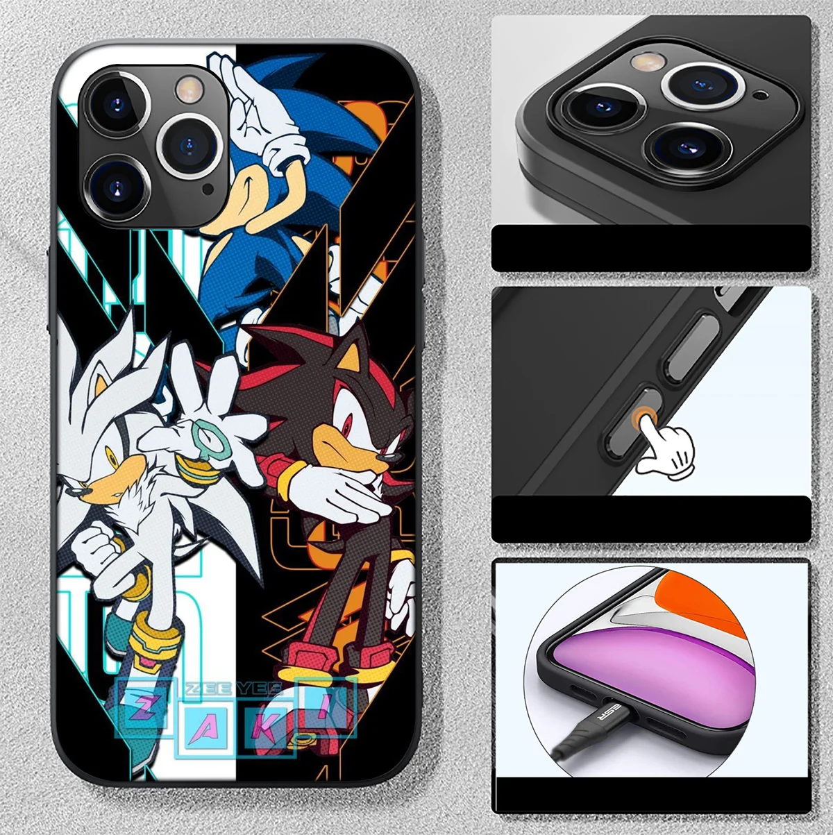 Чехол SO18 Anime Sonics Hedgehog для Huawei Nova 5T 4E 3i 3 2 2i Y6 Y6P Y7 Y9 Honor 20 20s 9X 7C Prime Lite 2019