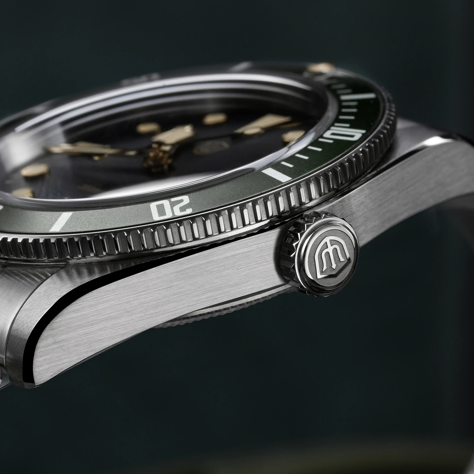 Фото Новые часы Watchdives WD7922, 37 мм, винтажные часы для дайвинга, VH31, кварцевые, с сапфировым стеклом AR, C3/BGW9, светящиеся, водонепроницаемые до 200 м, мужские наручные часы из стали 316L №4