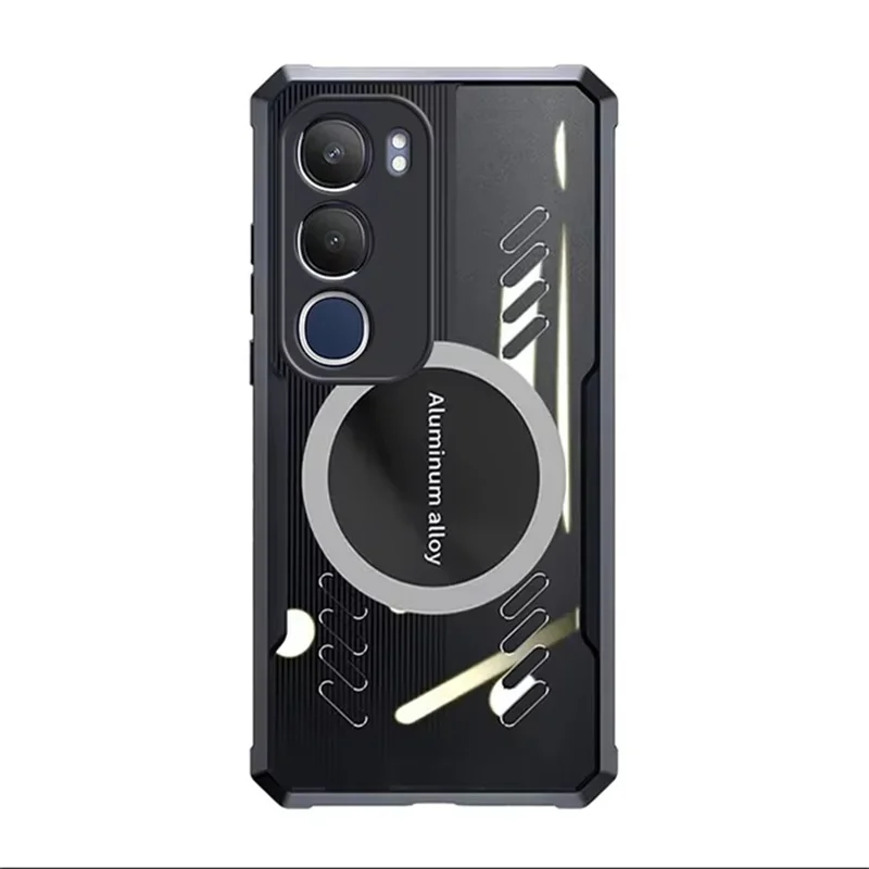 Чехол для VIVO Y19s Y17s Y15s Y02s Y28 Y51 Y31 Y22s Y33s Y21T 4G 5G Рассеивание тепла Магнитный чехол