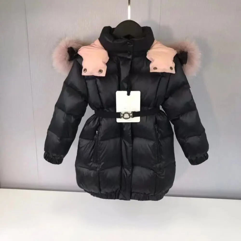 

Down Jacket For Children Clothing Brand Boutique Outwear Girls Coat 90-150cm