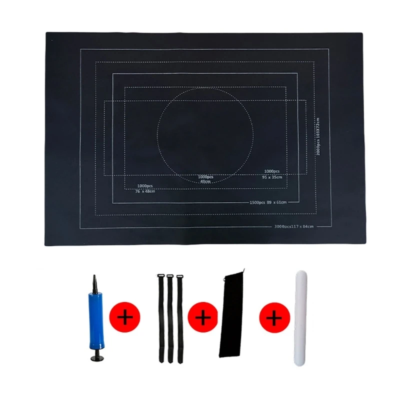 Коврик для хранения пазлов рулонный коврик держатель головоломки на 1500 деталей
