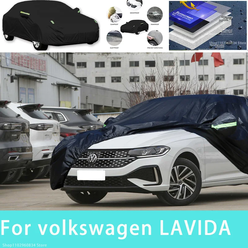 

For volkswagen LAVIDA Outdoor Protection Full Car Covers Snow Cover Sunshade Waterproof Dustproof Exterior Car accessories