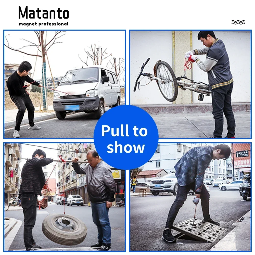 Мощный магнит для спасательной рыбалки D25 D32 D36 D42 магнитный Железный камень