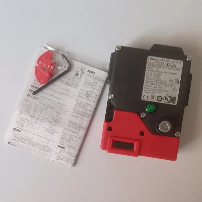 Безопасный пружинный блокировочный переключатель IDEC типа HS1L-DQ44KMSR-G Oringlan и новый в