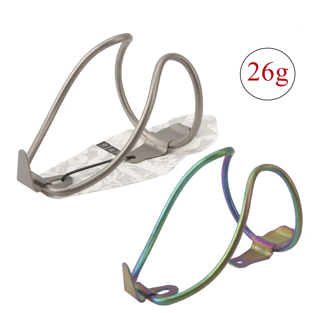 

Bike Bottle Cage Ultralight Titanium Alloy Bottle Cage 26g MTB Road Bike Bicycle Parts Mountain Bike Bottle Gage Bottle Holder