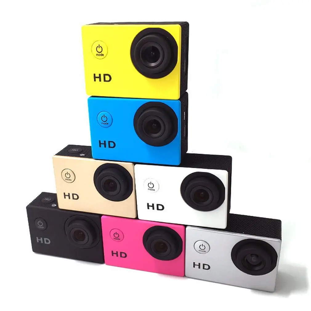 Full HD 1080P Новая Спортивная экшн-камера Dvr, водонепроницаемая камера с экраном, камера для велосипеда, Гамлет, Автомобильный видеорегистратор, цветная подводная видеокамера
