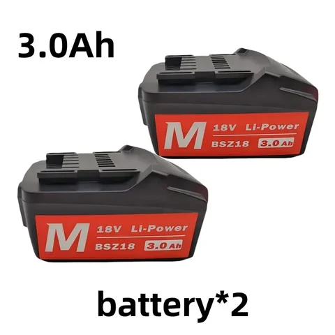 Аккумулятор KEPAH 18В 3.0Ah/6.0Ah/9.0Ah для инструментов Metabo