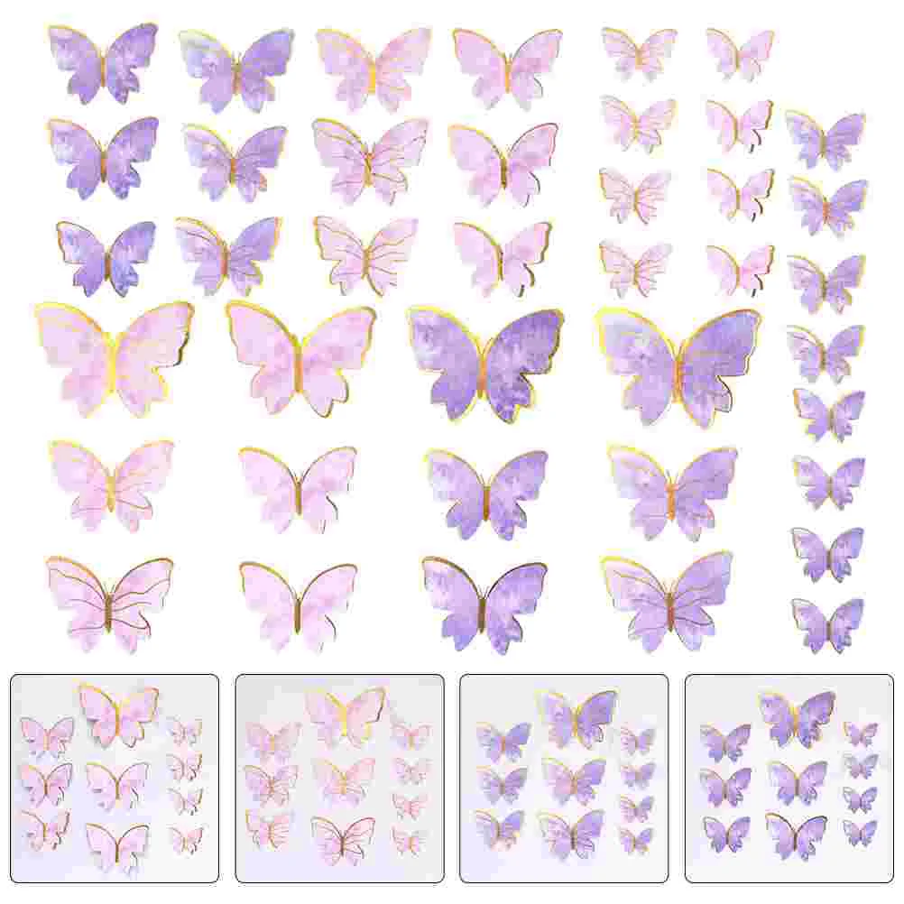 

Cupcake Decorations Decorationfondant Girl Kids Children Purple Dessert Cartoon Animal Picks Wedding Ornament