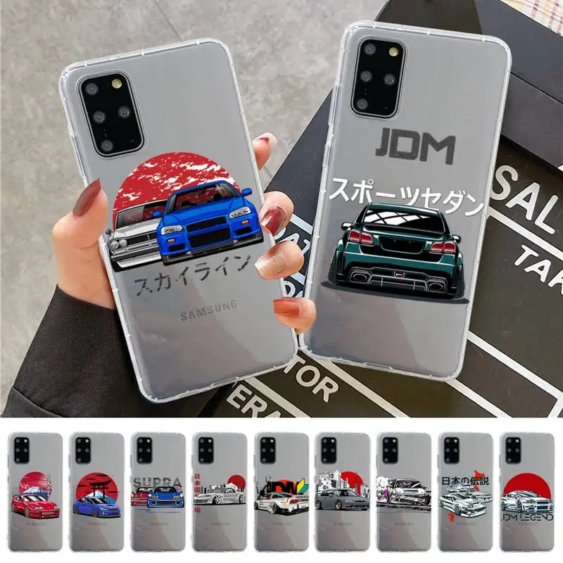 

JDM Sports Cars Phone Case for Samsung S20 ULTRA S30 for Redmi 8 for Xiaomi Note10 for Huawei Y6 Y5 cover