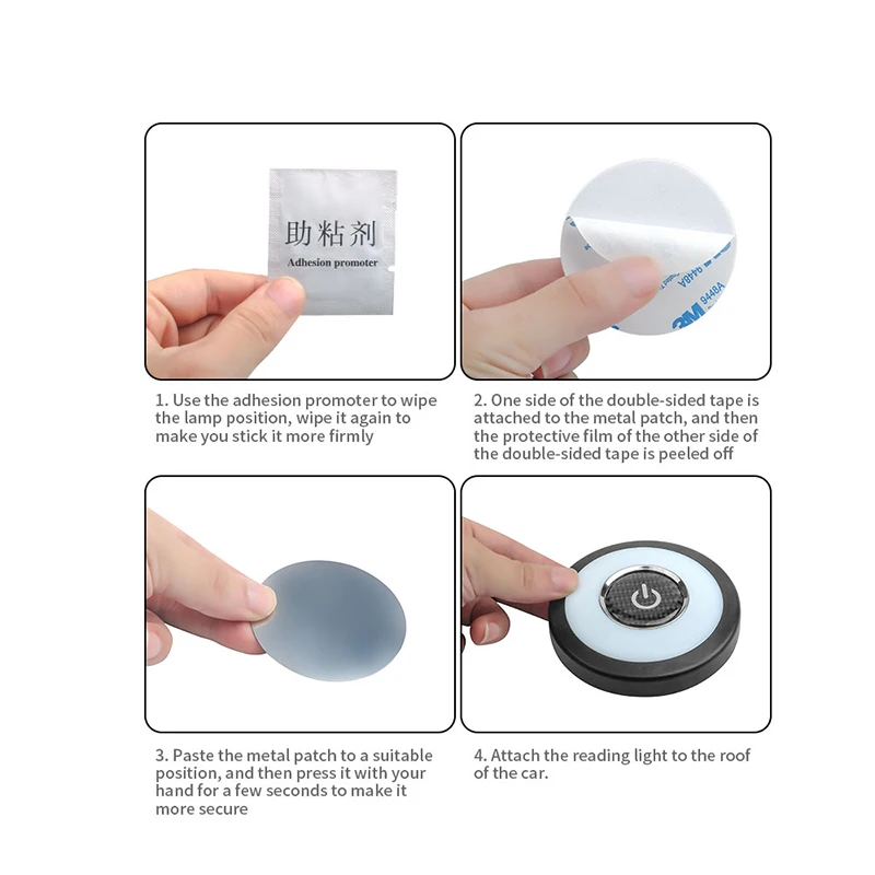 Ambient Light Car LED Universal Reading Ceiling Lamp Touch Type Auto Interior Working Diode USB Room Decorative Bulbs |