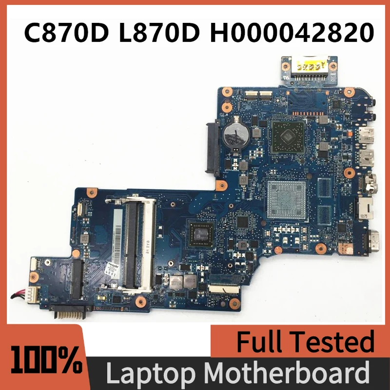Free Shipping High Quality Mainboard For Toshiba C870D L870D Laptop Motherboard H000042820 W/ E2-1800 DDR3 100%Full Working Well