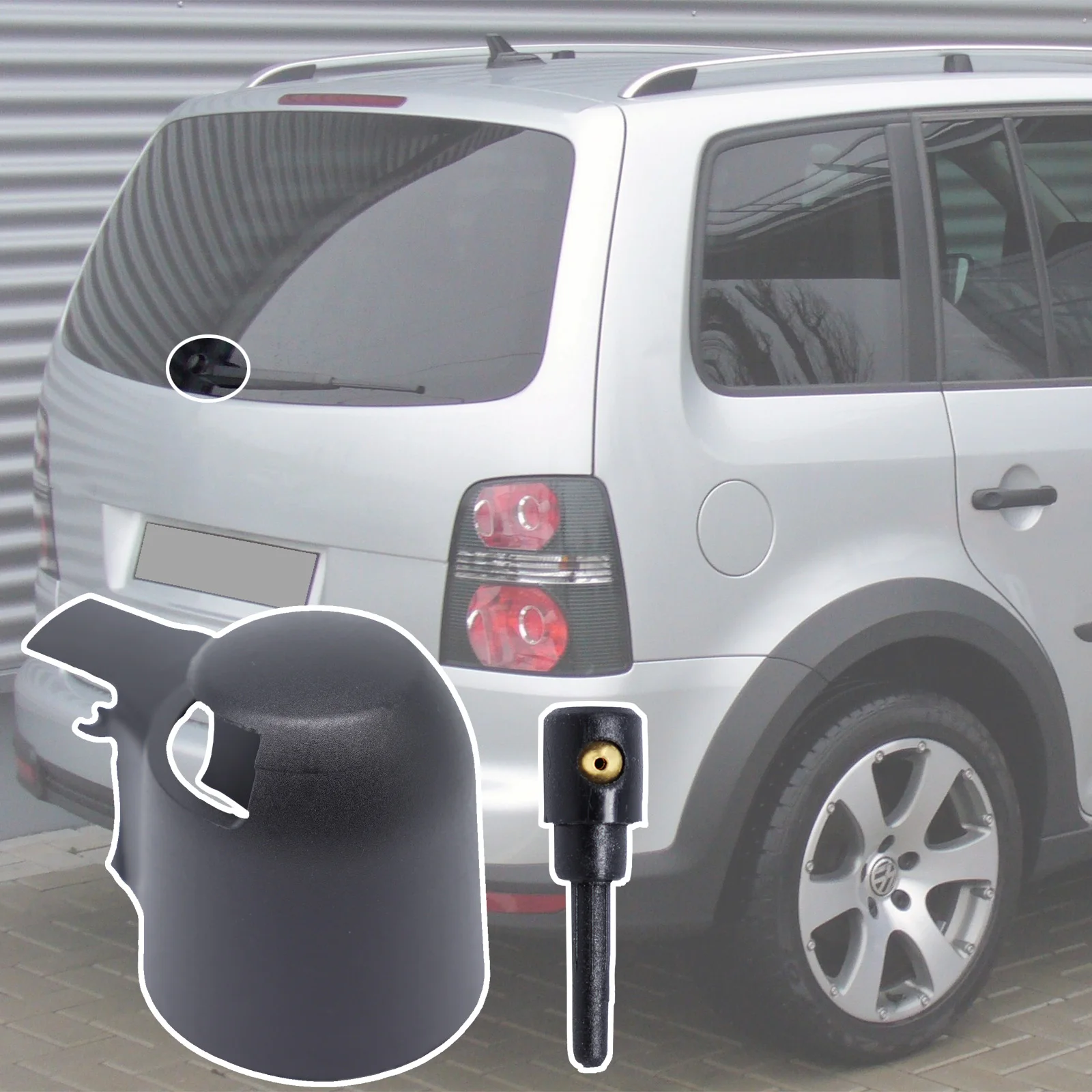 Задний рычаг стеклоочистителя клавишный болт крышка колпачок Омыватель сопло