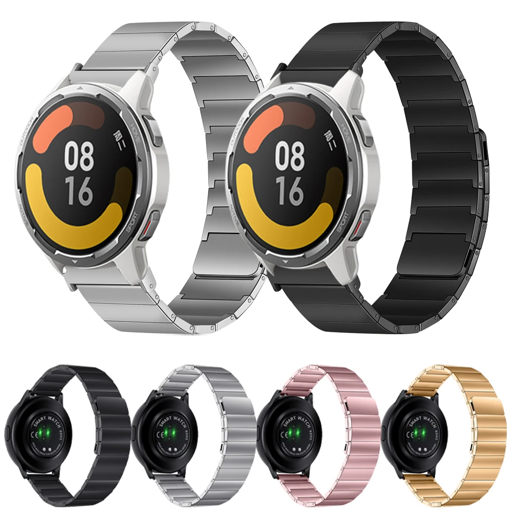 

Metal Magnetic Loop Strap For Xiaomi Watch Color 2 Band For Xiaomi Mi Watch Color Stainless Steel Band 22mm Wristband Accessorie
