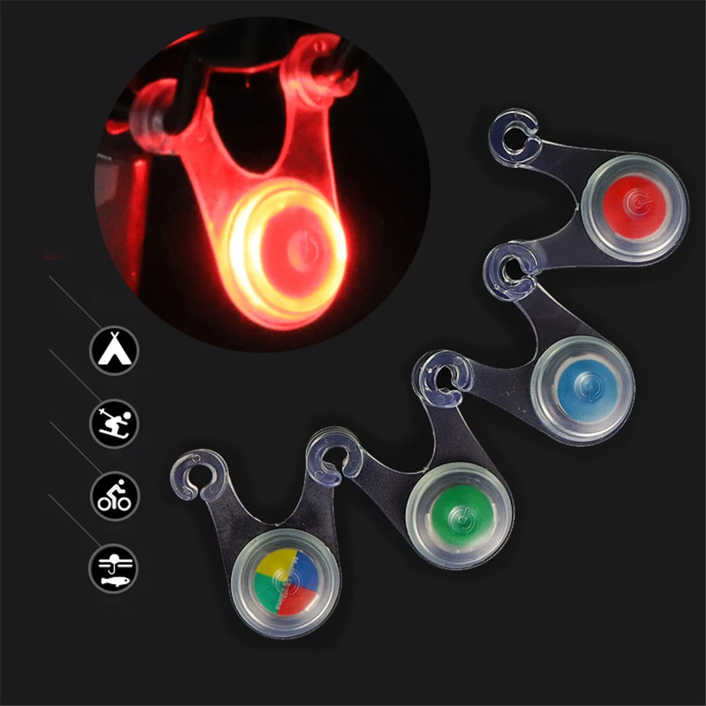 

Hanging Bicycle Tail Light Silicone Light Bike Seat Outdoor Camping Waterproof Night LED Safety Warning Lights Atmosphere Light