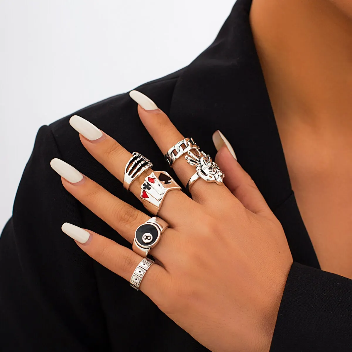 Набор винтажных колец &quotАзарт&quot 6 шт