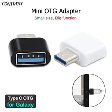 USB Type-C OTG Adapter for Samsung Galaxy A40 A50 A60 A70 A21 A31 A41 A51 A71 A12 A22 A32 A42 A52 A72 5G USB-C OTG Connector