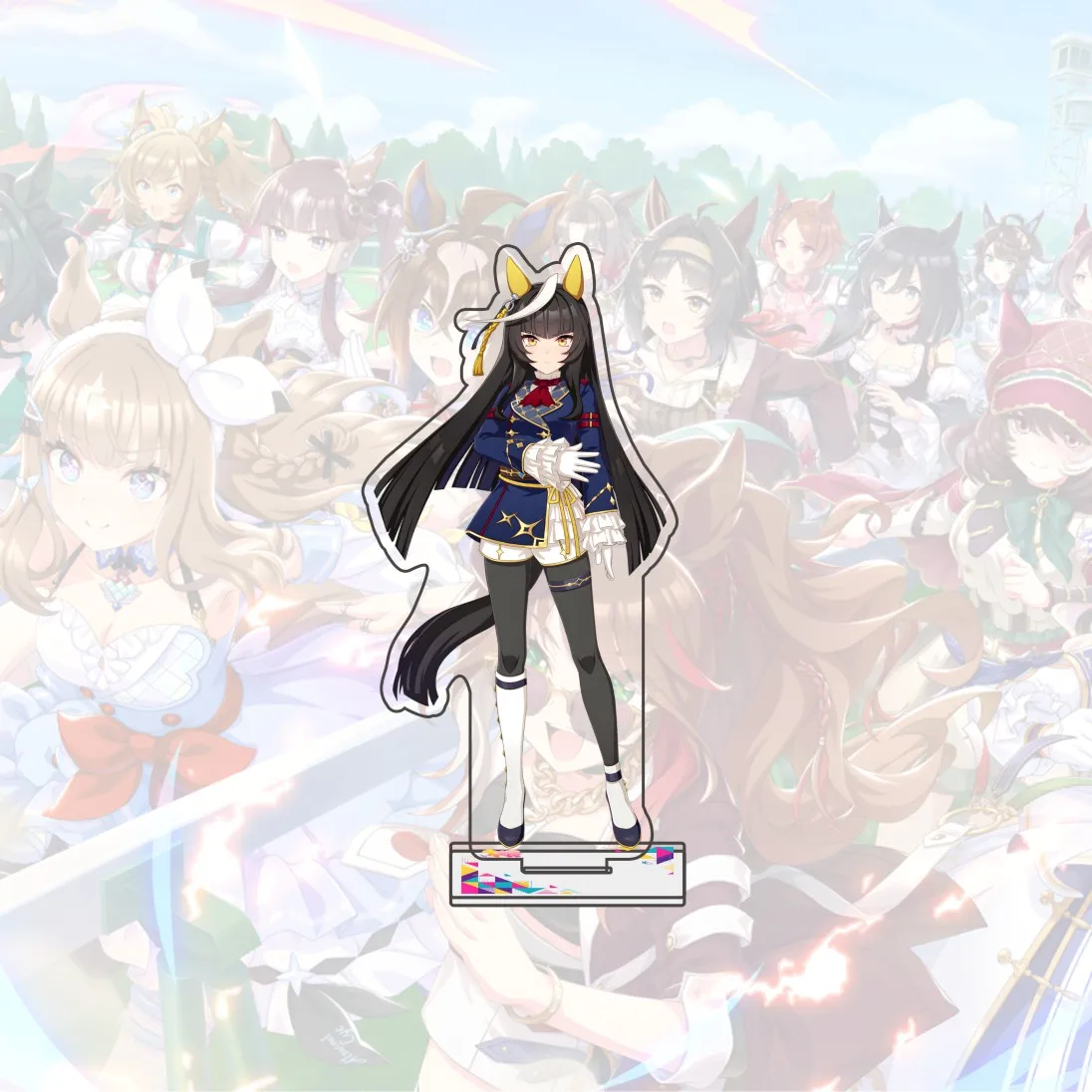 Фото Акриловая фигурка персонажа из игры Umamusume: Pretty Derby, 15 см, новая, полная модель, настольное украшение, подарок для фанатов, брелок, часть 1 №4