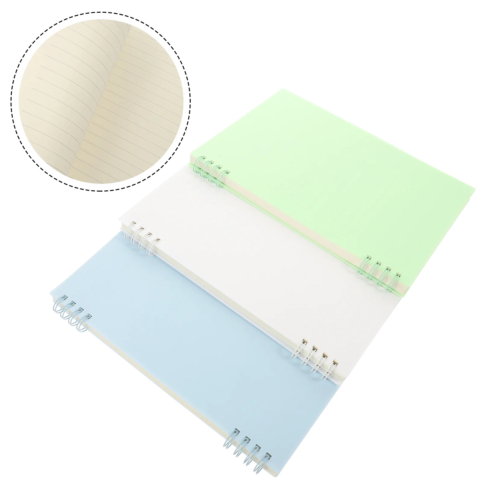 

Notebook Spiral Notepad Planner Business Diary Journal Ruled Bound School Journaling Bullet Sketchbook Graph Subject Recipes