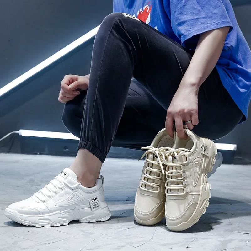 

Мужская весенняя обувь, новинка, Мужская модная обувь, модная белая обувь, повседневная спортивная дышащая обувь