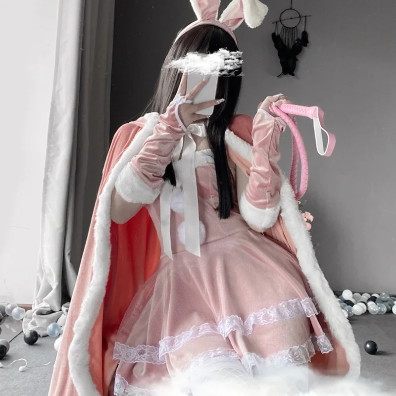 Женский Рождественский костюм деда мороза Рождество Хэллоуин для косплея зимняя